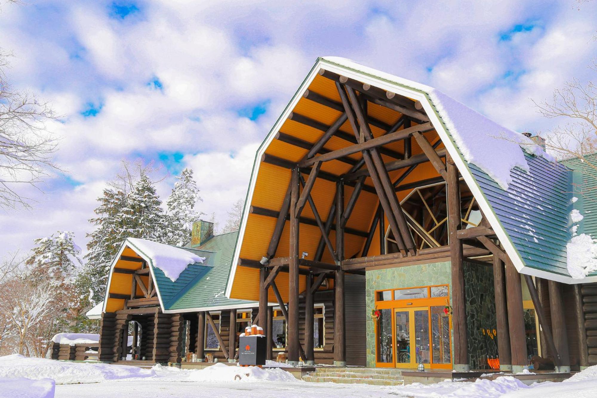 Log Hotel The Maple Lodge Iwamizawa Exterior foto